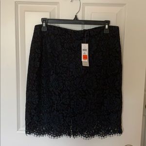 Banana republic lace pencil skirt